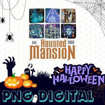 Haunted Mansion Png File | Mickey Minnie Haunted Mansion Png | Mickeys Not So Scary | Spooky Halloween | Halloween Png Digital Download