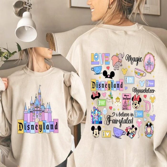 Disneyland Happiest Place On Earth PNG File, Disneyland Castle, Disney Mickey And Friends, Magic Kingdom, Family Trip Vacation, Instant Download