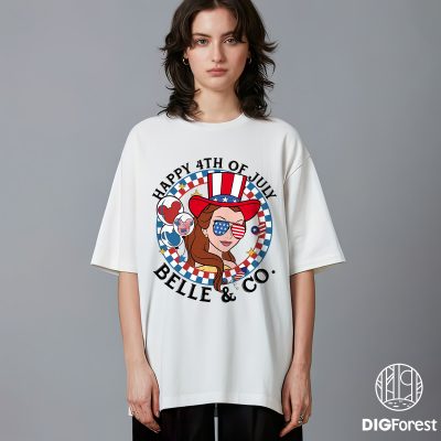 Beauty and the Beast 4th of July PNG | Belle & Co USA Independence Day | Princess Belle Patriotic Digital Download Beauty and the Beast 4th of July PNG | Belle & Co USA Independence Day | Princess Belle Patriotic Digital Download