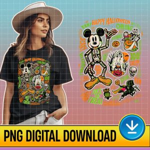 Disney Mickey Nightmare Before Christmas Halloween Png | Mickey Halloween Sublimation | Mickey's Not So Scary Halloween Party | Digital Download