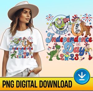 Disney Monsters Incs 4th Of July Png | Independence Day Shirt | Happy 4th Of July 2023 Shirt | America Patriotic Tee | Monster University | Toy Story 4th of July Png