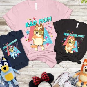 Bluey Rad Mom Png File | Bluey Mom T-shirt | Chilli Heeler Shirt | Bluey Family Shirt | Bluey Rad Like Mom | Bluey Cartoon | Gift For Mom