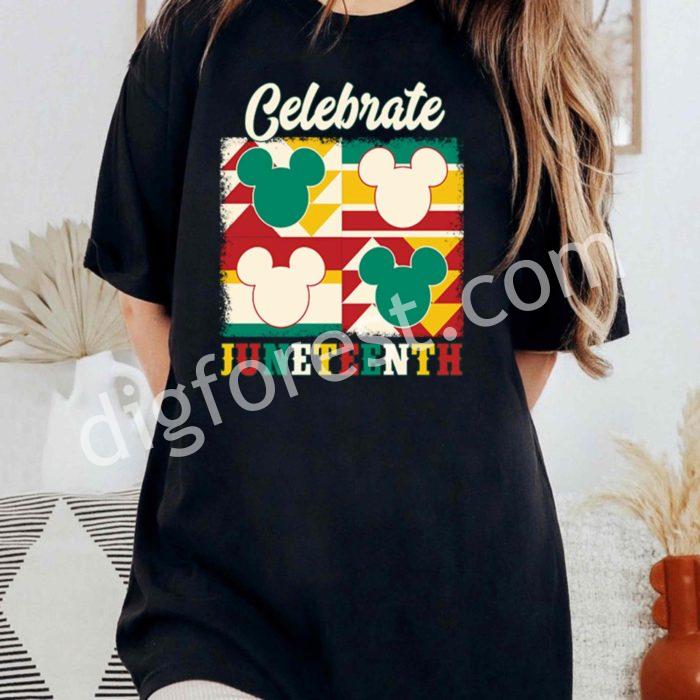 Disney Mickey Mouse Celebrate Juneteenth Png, Black History Png, Juneteenth Is My Independence Day, Juneteenth Png, Black Woman Gifts, Black Power