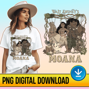 Disney Moana Png | Disneyland Princess Png | Moana Characters Png | Disneyworld Princess | Disneytrip Kids Shirt | Vintage Women Shirt