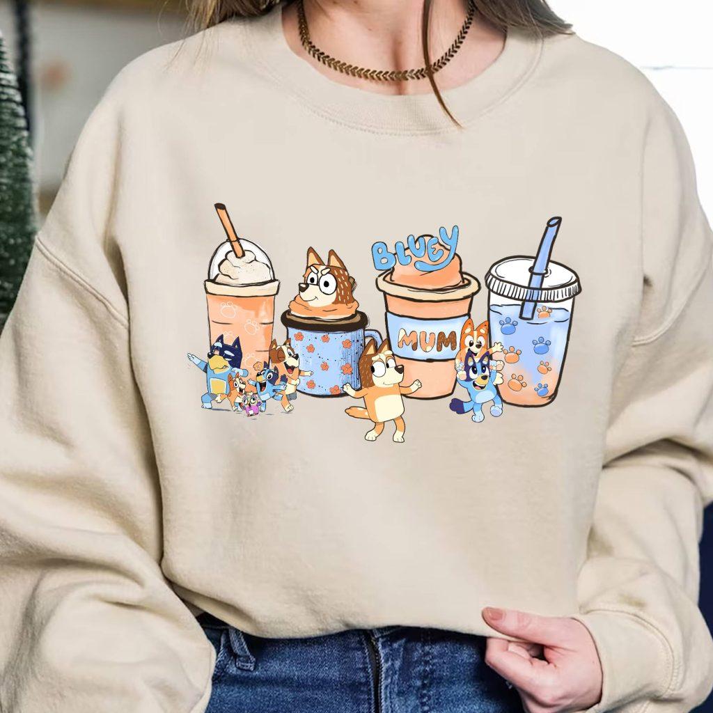 Mama Bluey Png File, Bluey Coffee Shirt, Bluey Mama Sweatshirt, Bluey ...