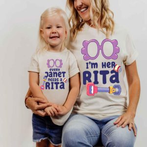 Janet And Rita Png File | Every Janet Needs A Rita Shirt | The Grannies Bluey | Bluey Family Shirt | Bluey Cartoon | Instant Download