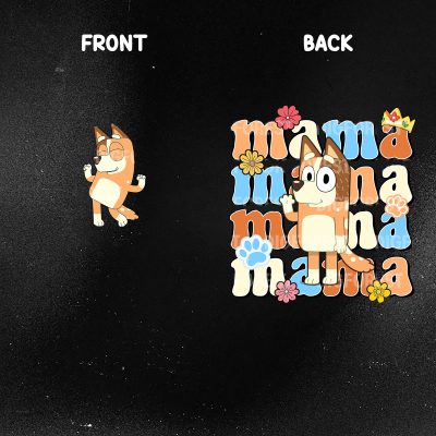 Bluey Mama Shirt – Bluey Mom Life Tee, Heeler Family Coffee Shirt, Bluey Cartoon Mother’s Day Gift, Cute Bluey Mama Outfit