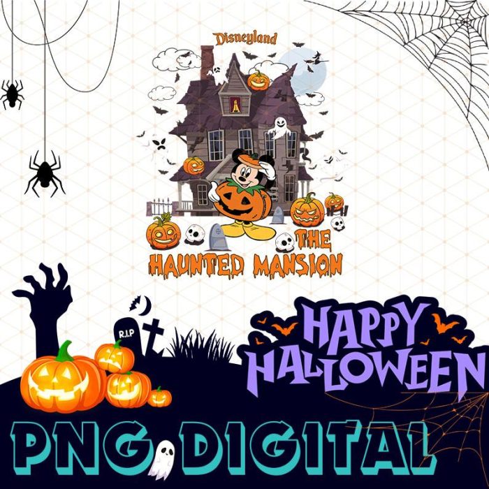 Disney Mickey The Haunted Mansion PNG | Tower of Terror Ride PNG | Disneyland Halloween | Stretching Room | Disneyland Trip Family Instant Download