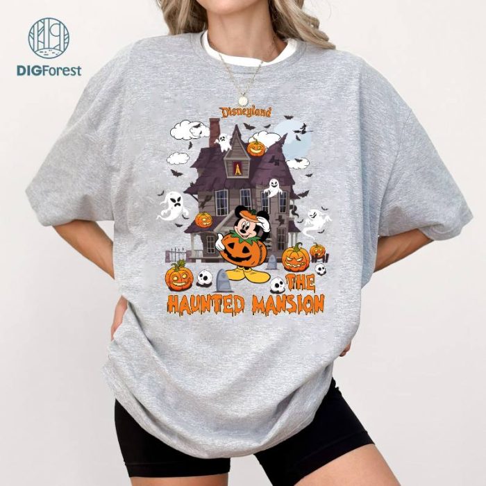 Disney Mickey The Haunted Mansion PNG | Tower of Terror Ride PNG | Disneyland Halloween | Stretching Room | Disneyland Trip Family Instant Download