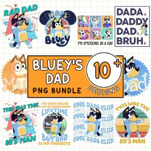 Bluey Dad PNG, It's not a Dad Bod it's a Father Figure PNG, Bluey Family PNG, Bluey Design, Digital Download, Bluey Father's Day Svg