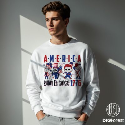 4th of July Horror Movie Png, Scary Movie Png, Party In The Usa, America Png, Killin' It Since 1776, 4Th of July Png, Horror Movie Png, Instant Download 4th of July Horror Movie PNG | Killin’ It Since 1776 | Scary Movie Patriotic Design | Party in the USA | Instant Download