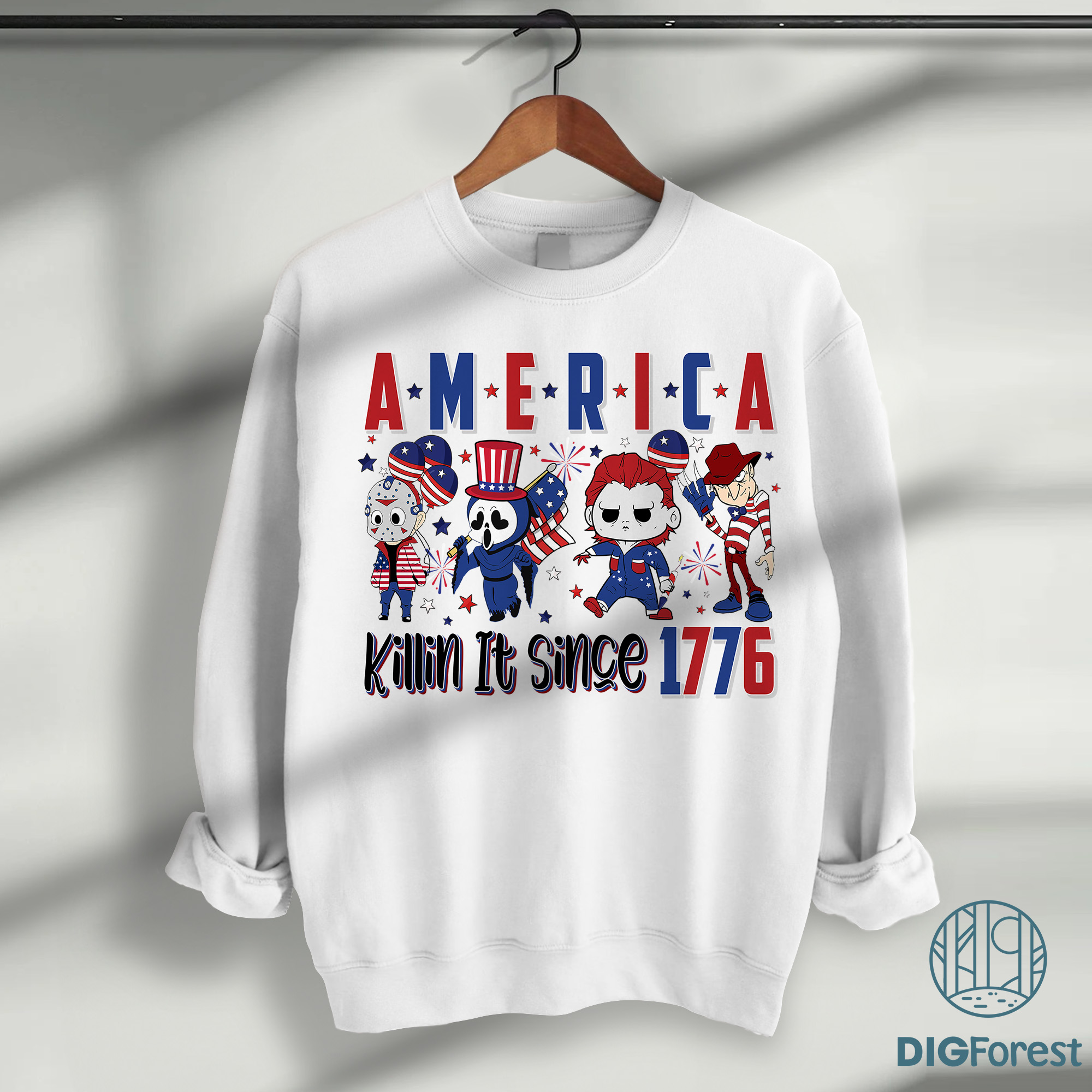4th of July Horror Movie Png, Scary Movie Png, Party In The Usa, America Png, Killin' It Since 1776, 4Th of July Png, Horror Movie Png, Instant Download 4th of July Horror Movie PNG | Killin’ It Since 1776 | Scary Movie Patriotic Design | Party in the USA | Instant Download