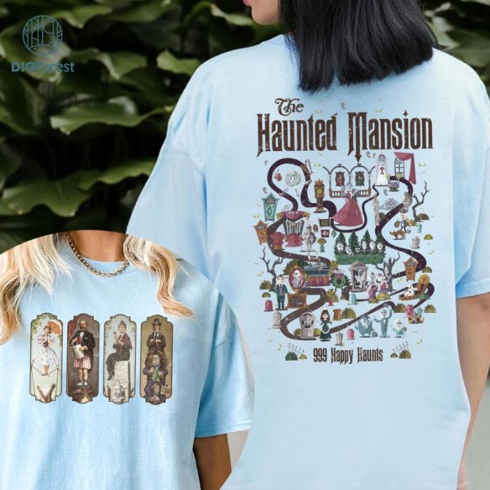 Disney Halloween Haunted Mansion PNG, Halloween Party Sublimation Designs, Mickeys Not So Scary, Disneyland Halloween Trip, Halloween Costume