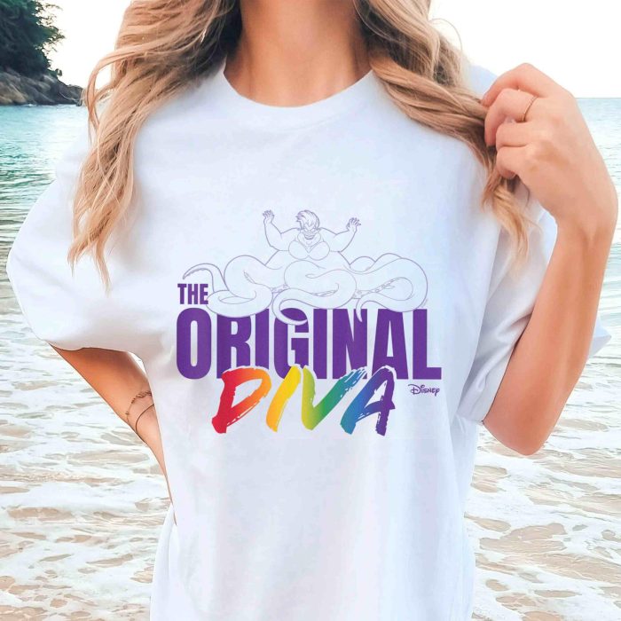 Disney Little Mermaid LGBT Png, Villains Ursula Lgbt Pride, Lgbt Ursula The Sea Witch Png, LGBTQ Disneyland, Instant Download, Disneyland Rainbow