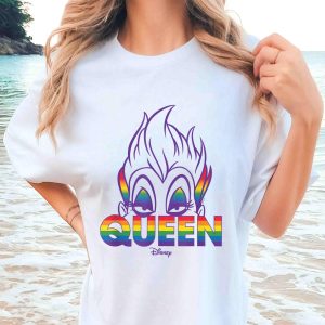 Little Mermaid Pride Flag Png, Villains Ursula LGBT Pride, LGBT Ursula Villain Png, LGBTQ Disneyland, Disneyworld Rainbow, Instant Download