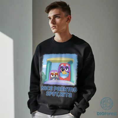 Nice Parking Spot Rita PNG | Bluey Grannies SVG | Janet & Rita Design | Bluey Nana Gift | Funny Bluey Quote Digital Download