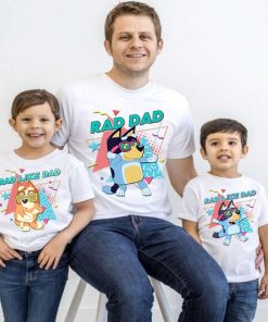 Bluey Rad Dad Png, Bluey Dad Bingo, Bluey and Bandit Png, Bandit Heeler Tee, Fathers Day Shirt, Bluey Best Dad Shirt, Bingo Rad Like Dad