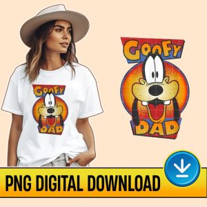 Disney Goofy Dad PNG File | Goofy Father's Day Instant Download | A Goofy Movie | Fathers Day Gift | Gifts For Dad | Goofy Dad Son Shirt | New Dad