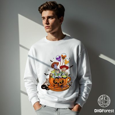 Toy Story Halloween PNG, Buzz & Woody Skeleton PNG, Trick or Treat Sublimation, Spooky Halloween PNG