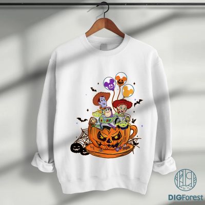 Toy Story Halloween PNG, Buzz & Woody Skeleton PNG, Trick or Treat Sublimation, Spooky Halloween PNG
