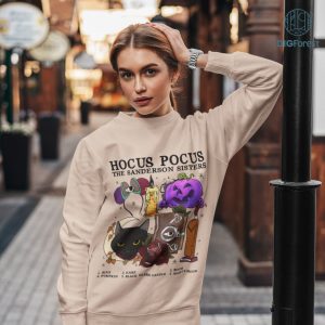 "Hocus Pocus Shirt, Horror Halloween Gifts, Sanderson Sisters Shirt, Halloween Costumes, Hocus Pocus PNG, Horror Movie, Sublimation Designs "