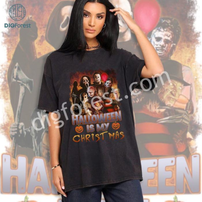 Retro Horror Squad Shirt, Halloween Villains Squad Shirt, Halloween Is My Christmas, Horror Characters Shirt, Evil Friends, Spooky Season