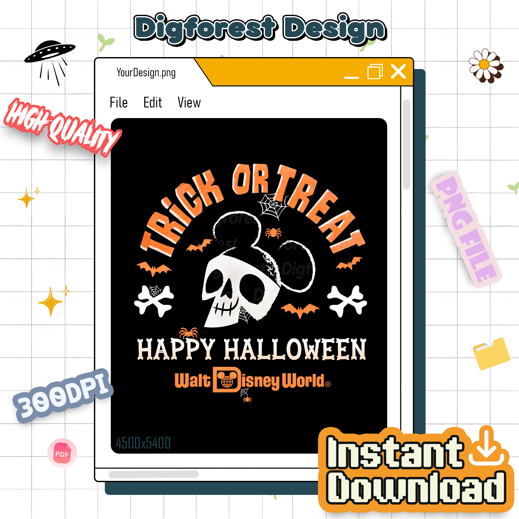 Disney Mickey Skull Halloween PNG, Mickey Skeleton Trick or Treat Clipart, Spooky Disneyland Shirt Design PNG Disney Mickey Skull Halloween PNG, Mickey Skeleton Trick or Treat Clipart, Spooky Disneyland Shirt Design PNG