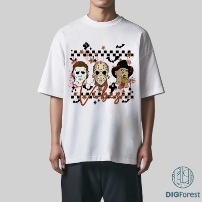 Horror Character Shirt – Halloween Movie Tee for You and Friends, Michael Myers SVG, Horror PNG Instant Download