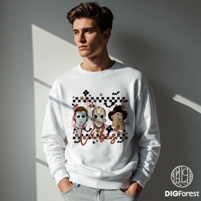 Horror Character Shirt – Halloween Movie Tee for You and Friends, Michael Myers SVG, Horror PNG Instant Download