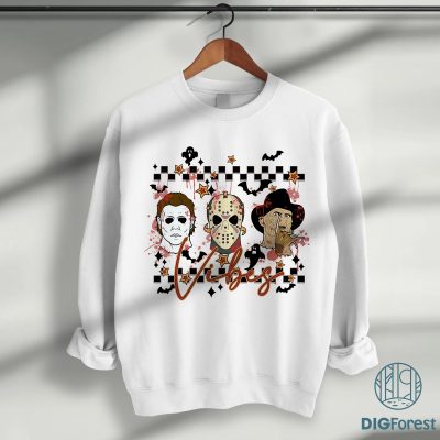 Horror Character Shirt – Halloween Movie Tee for You and Friends, Michael Myers SVG, Horror PNG Instant Download