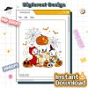 Disney Retro Huey Dewey Louie Halloween PNG – Donald Duck Trick or Treat, Not So Scary Halloween Party PNG