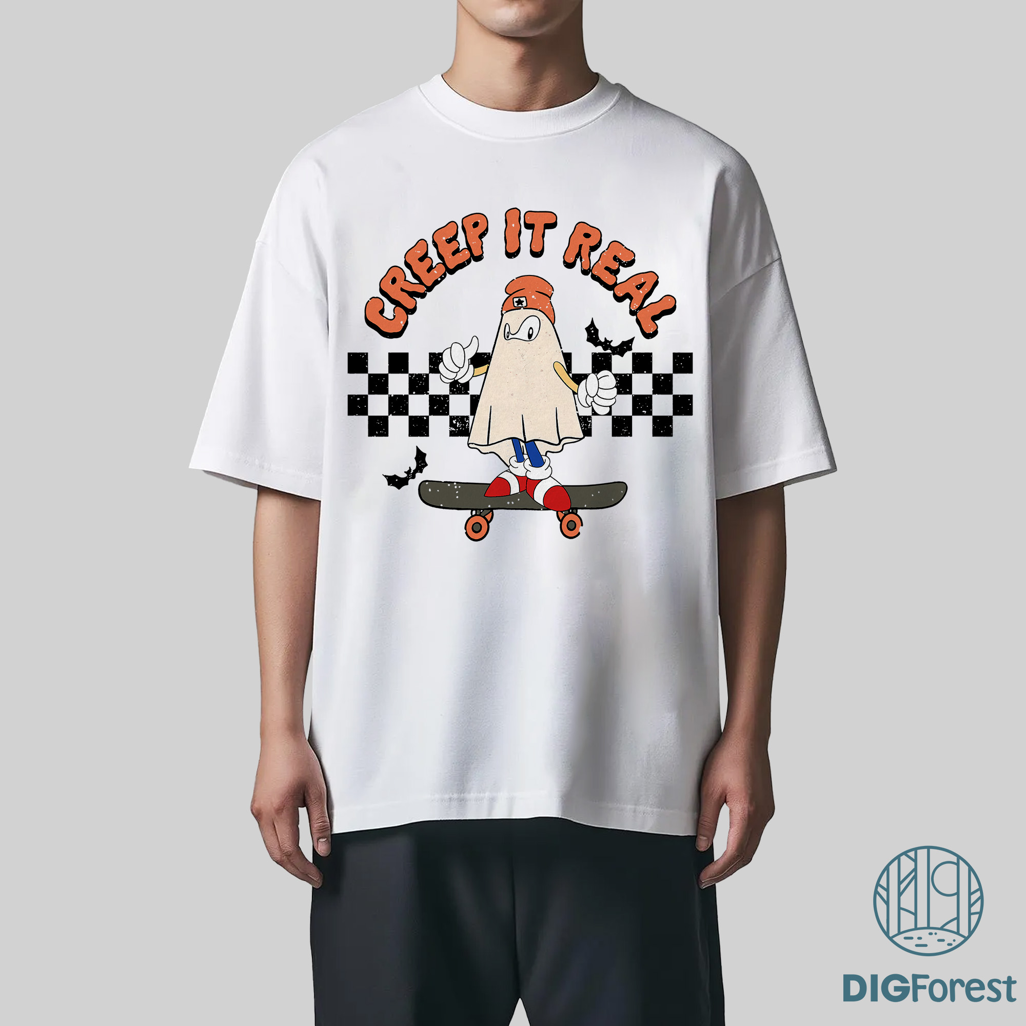 Disney Sonic Creep It Real Shirt - Sonic Ghost Skateboarding Shirt, Funny Ghost Outfit, Creepy Halloween Apparel Disney Sonic Creep It Real Shirt - Sonic Ghost Skateboarding Shirt, Funny Ghost Outfit, Creepy Halloween Apparel