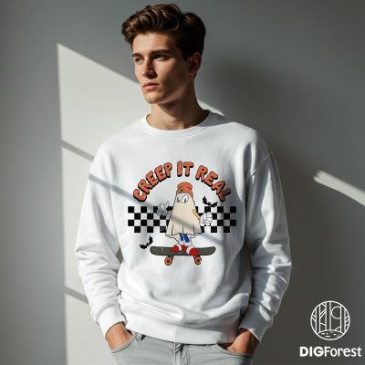 Disney Sonic Creep It Real Shirt - Sonic Ghost Skateboarding Shirt, Funny Ghost Outfit, Creepy Halloween Apparel Disney Sonic Creep It Real Shirt - Sonic Ghost Skateboarding Shirt, Funny Ghost Outfit, Creepy Halloween Apparel