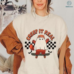 Meilin Creep It Real Shirt, Ghost Creap It Real Shirt, Fall Shirt, Creep It Real, Turning Red Spooky, Spooky Shirt, Ghost Halloween Shirt