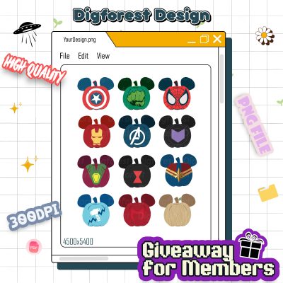 Avengers Superhero Pumpkin Halloween PNG – Mickey Avengers Halloween Clipart, WDW Trip Shirt Design, Spooky Season PNG