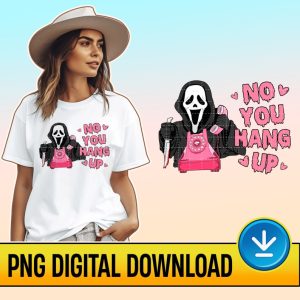 Halloween Digital Download, No You Hang Up PNG, Horror Movie Halloween Png, Scary Halloween, Funny Halloween PNG, Funny Ghost PNG