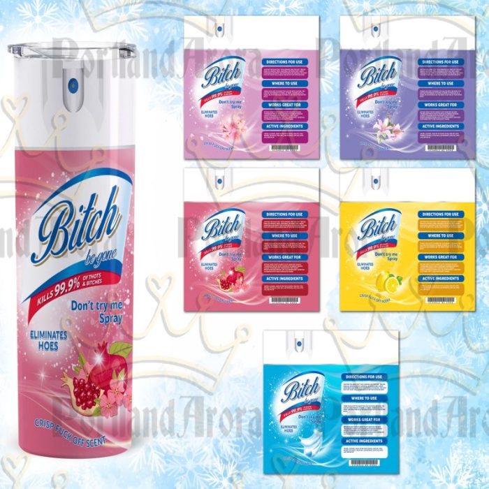 5 Scents Bitch Be Gone Png Tumbler Bundle, Bitch Spray Tumbler Designs, Crisp Fuck off scent 20 oz Tumbler, Funny Bitch Spray Tumbler Png