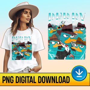 Perry The Platypus Digital Download Png | Phineas And Ferb Png | Perry The Platypus Vintage T-Shirt | Magic Kingdom | Disneyland Family Trip