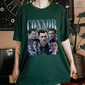 Detroit Become Human Connor Rk800 Shirt | Vintage Connor Rk800 Shirt | Connor Rk800 Homage Shirt | Detroit Become Human Shirt | Gaming Shirt