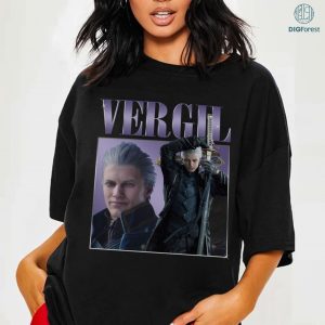 Vergil Devil May Cry Shirt | Vintage Vergil Devil May Cry T-Shirt | Devil May Cry Homage Shirt | Dante | Video Game Shirt | Gamer Gaming Tee