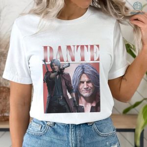 Dante Devil May Cry Shirt | Vintage Dante Devil May Cry T-Shirt | Devil May Cry Homage Shirt | Vergil | Video Game Shirt | Gamer Gaming Tee