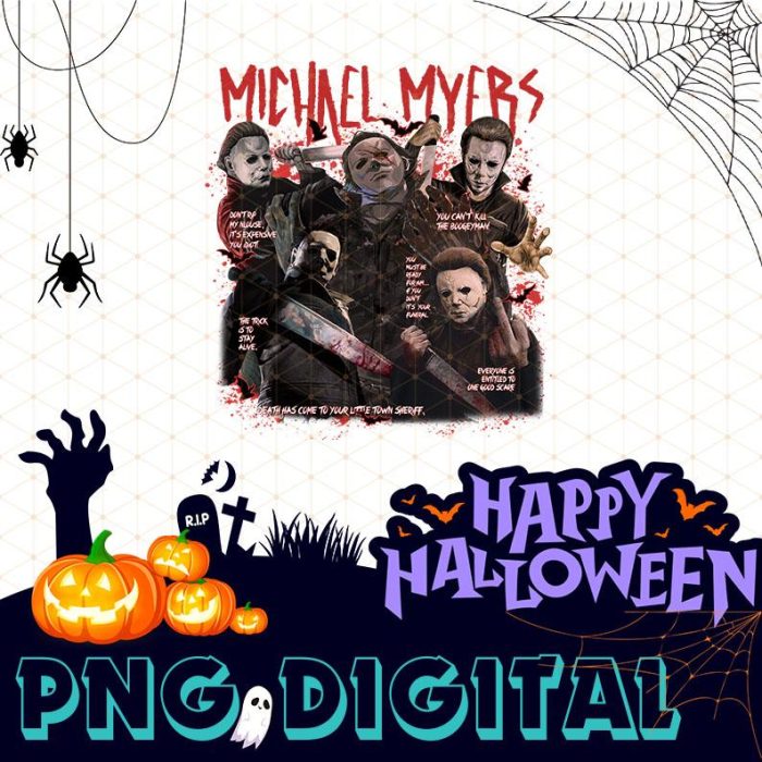 Michael Myers Halloween PNG | Horror Movies Halloween | Michael Myers Horror Halloween Shirt | Halloween Sublimation PNG | Digital Download