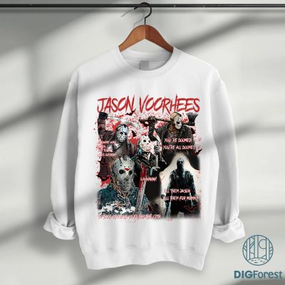 Jason Voorhees PNG, Friday the 13th Halloween Design, Horror Movie Sublimation Digital Files Jason Voorhees PNG, Friday the 13th Halloween Design, Horror Movie Sublimation Digital Files
