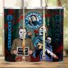 Michael Myers Coffee 20 oz Skinny Tumbler Sublimation Design | Halloween Horror Straight & Tapered Tumbler Wrap | Instant Digital Download