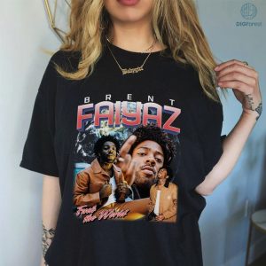 Vintage Brent Faiyaz Shirt, Brent Faiyaz Bootleg Shirt, Brent Faiyaz It'S A Wasteland Concert Shirt, Hiphop Rnb Rapper Homage Graphic Tee
