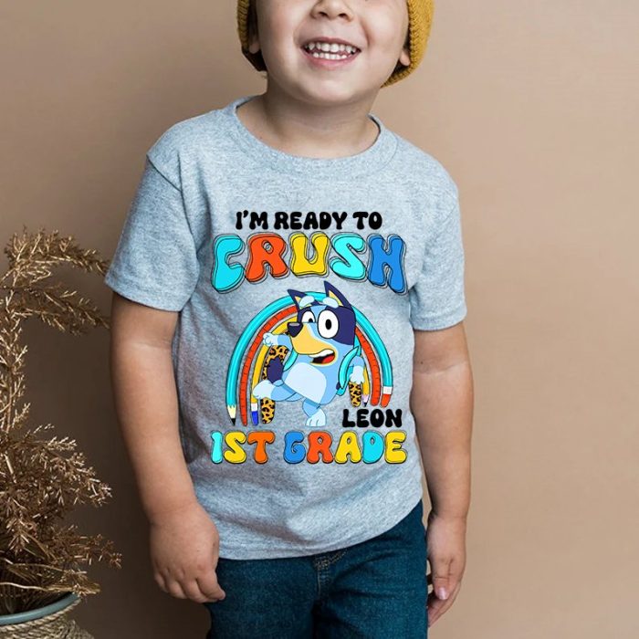 Bluey First Day Of School Shirt, Bluey Back To School Png, Bluey First Day Of School Png, I'm Ready for Kindergarten, Bluey Digital Download, Back To School