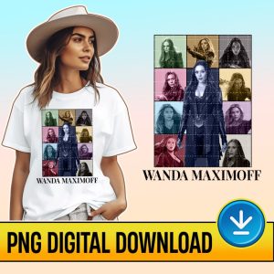 Wanda Maximoff Scralet Witch PNG | Wanda Maximoff  Eras PNG | Wanda Vision Shirt | Avengers Shirt | Superhero Shirts | Digital Download