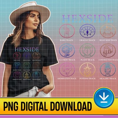 The Owl House PNG Sublimation Designs, Hexside School Of Magic And Demonics, Boiling Isles Digital File, Boiling Isles The Owl House Shirt