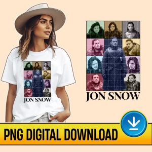 Jon Snow PNG, Game Of Thrones Sublimation Designs, GOT House Targaryen Instant Download, Birthday Gifts for Her