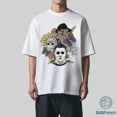 Halloween Floral Horror PNG – Horror Movie Florals PNG, Horror Characters PNG, Digital Download PNG, Sublimation Transfer PNG Halloween Floral Horror PNG – Horror Movie Florals PNG, Horror Characters PNG, Digital Download PNG, Sublimation Transfer PNG
